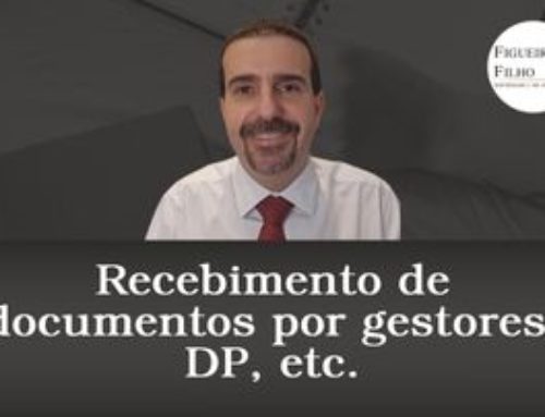 Vídeo: Recebimento de documentos por gestores, DP, etc.